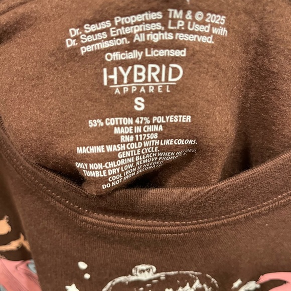 Hybrid Apparel Brown How the Grinch Stole Christmas Crewneck Sweater - Picture 4 of 4
